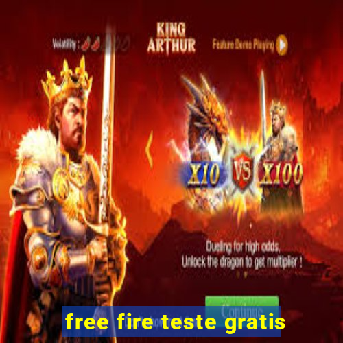 free fire teste gratis